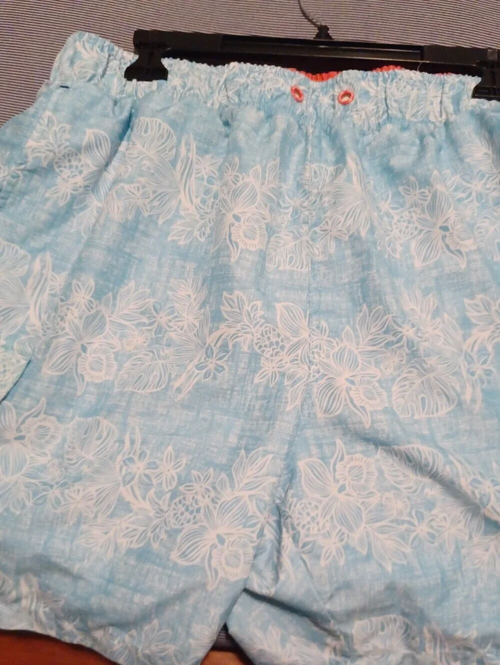 -- Havana Jim Blue Tropical Swim Trunks Men's Size XXLarge Casual
